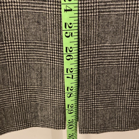 WOMEN’s VINTAGE DAVID BROOKS, SKIRT & JACKET, 2 PIECE SUIT, BLACK & WHITE PLAID - Picture 5 of 11